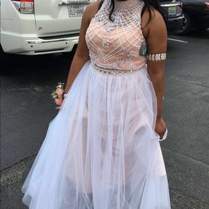 2 Piece Prom Dress